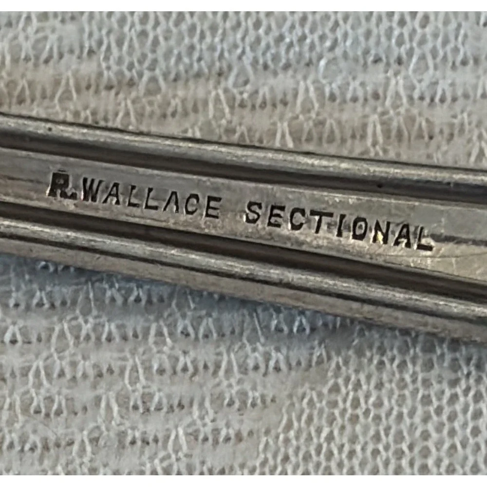 Vintage R Wallace Sectional Flatware Fork Lot (10)Dinner Forks Salad/Fish Forks
